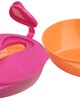 Tommee Tippee Explora Two Easy Scoop Feeding Bowls with Lid & Spoon - Pink image number 1